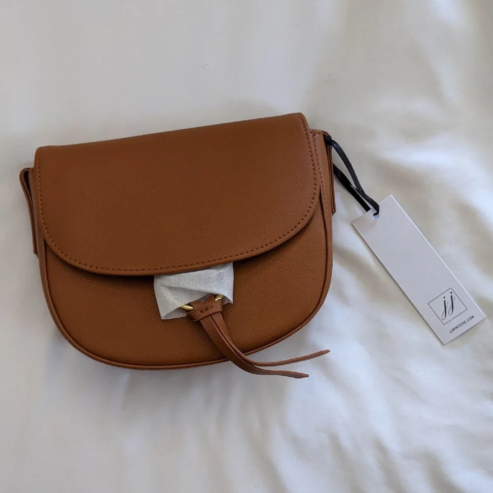 NWT JJ Winters Ivy Leather Crossbody Bag